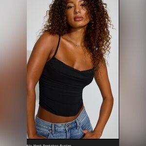 ✨Garage Ally Mesh Peekaboo Bustier